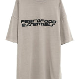 Grey t-shirt, front view