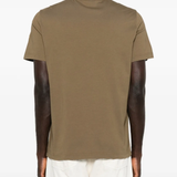 Yellow t-shirt worn by a person, showing the t-shirt fit