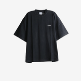 Black t-shirt, front view