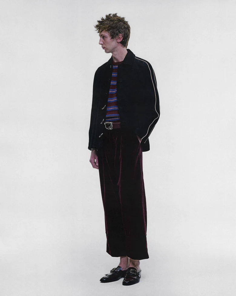 Black jacket, full body view