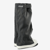 Black boots, front view