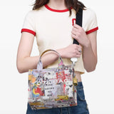 Grey bag, front view