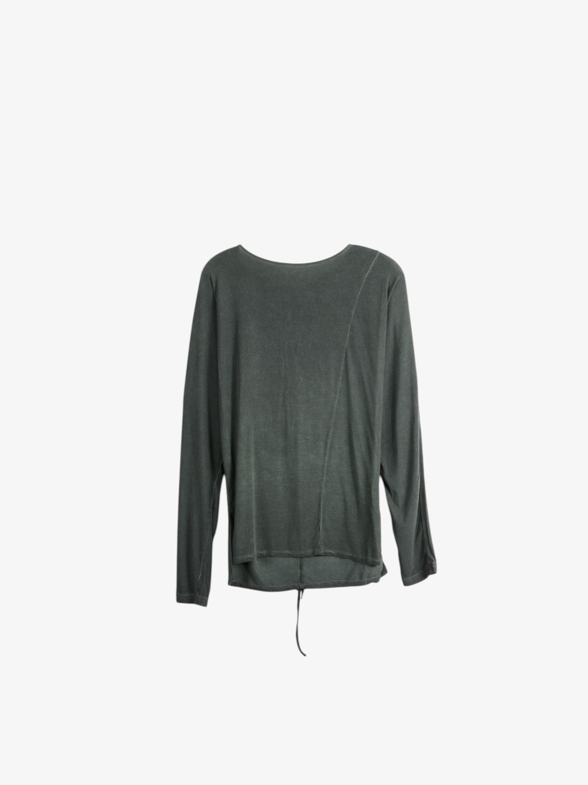 Green top, front view