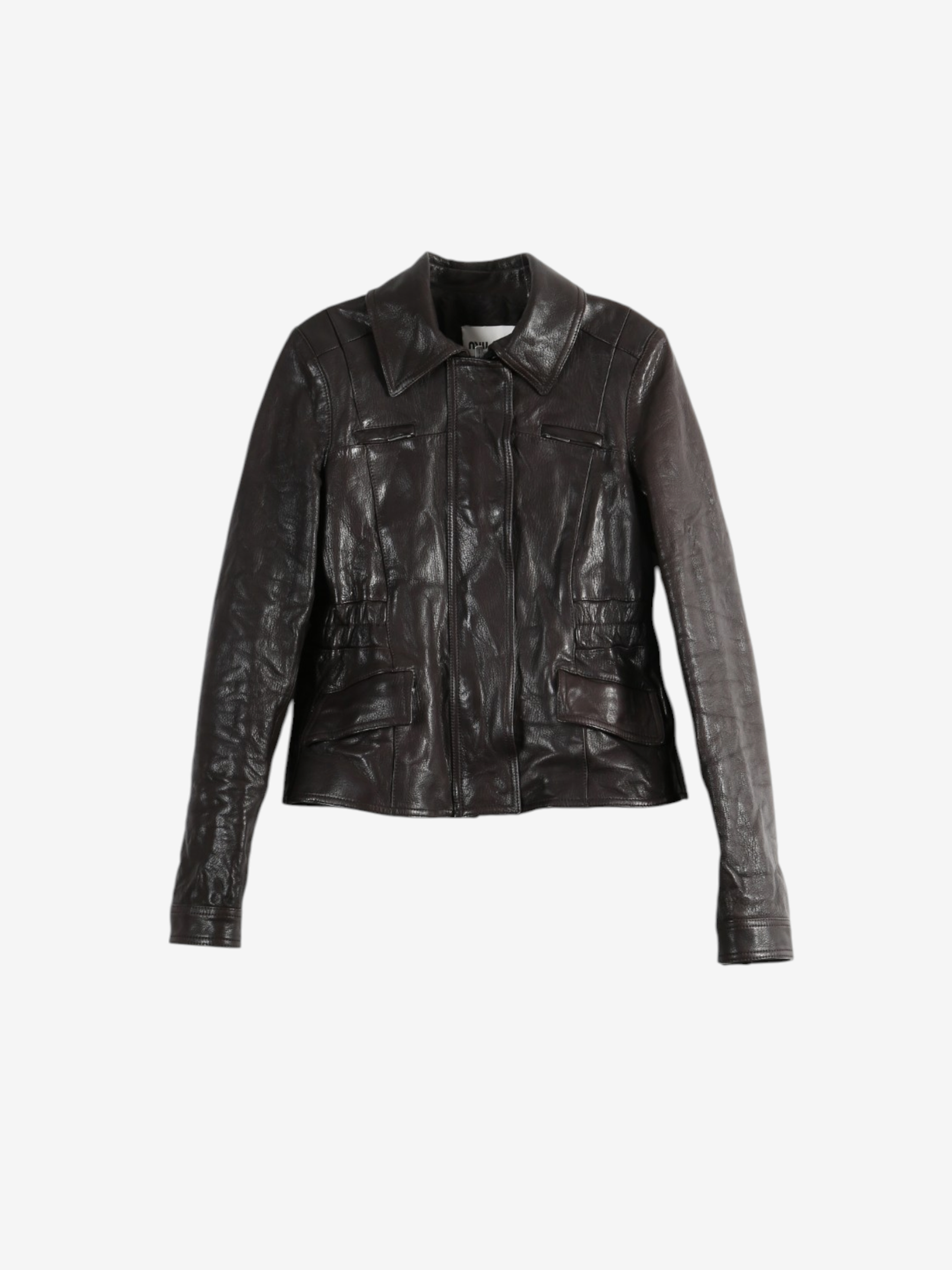 Black jacket, front view