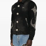 THUG CLUB - Men Iron Steel Focus Denim Jacket