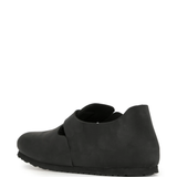 Black shoes, back view