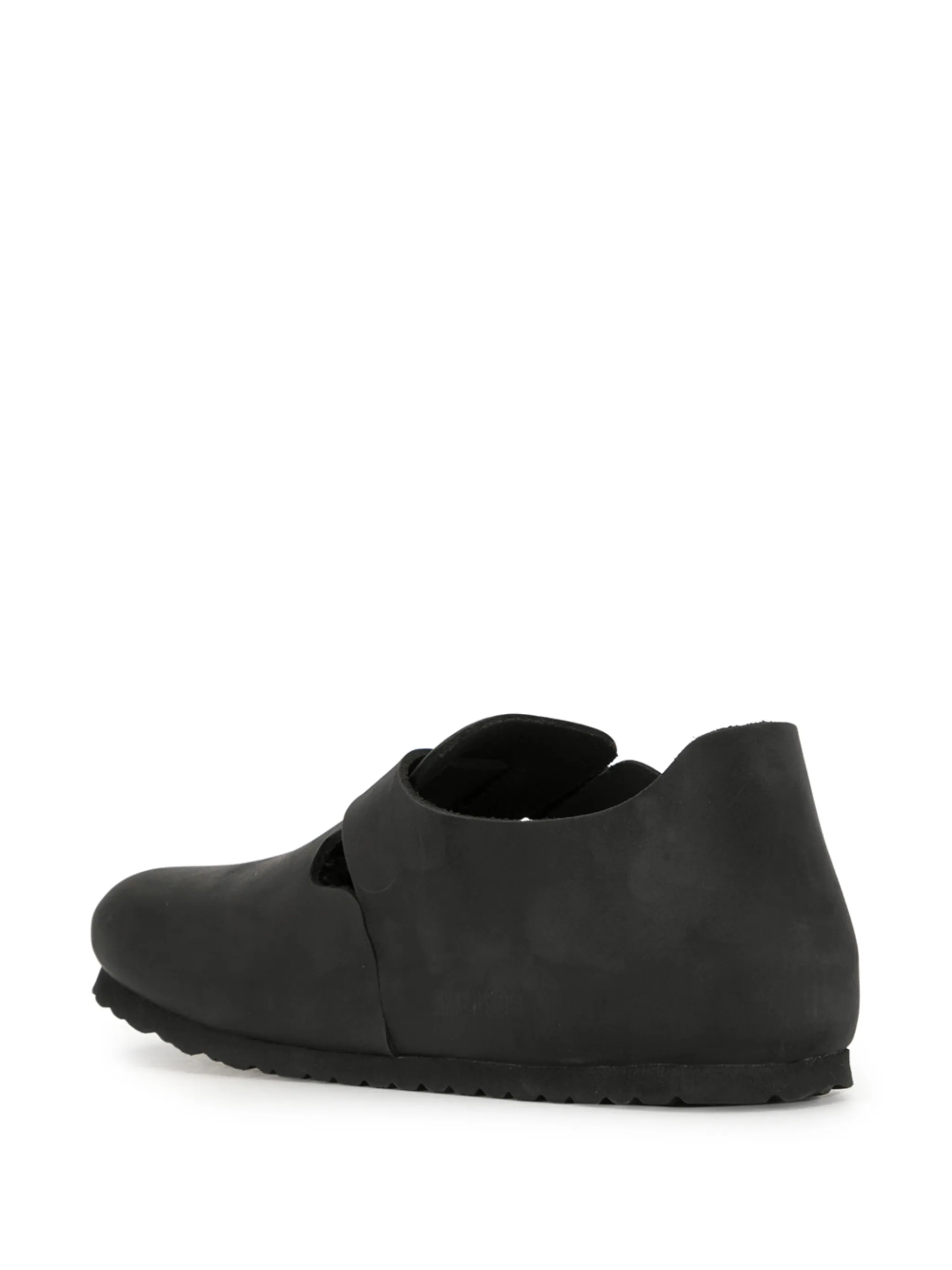 Black shoes, back view