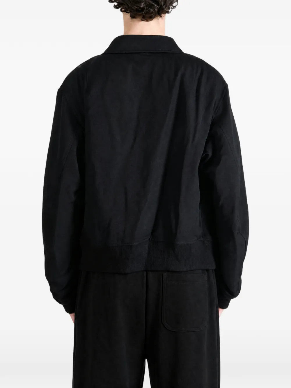 Black jacket, full body view