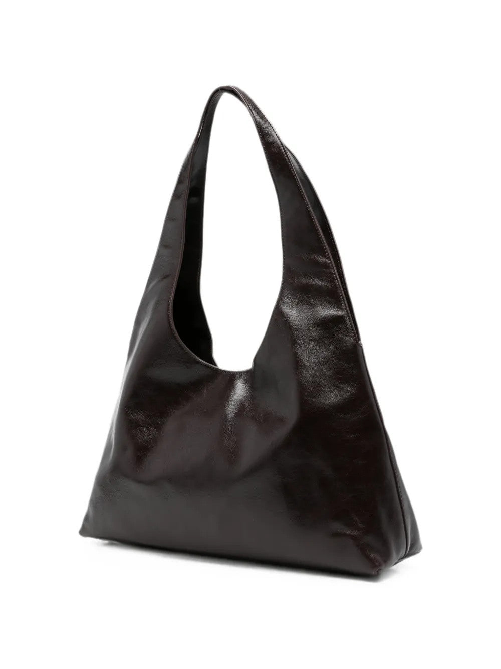 Burgundy bag, front view