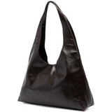 Burgundy bag, front view
