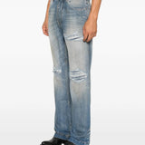 Blue jeans, full body view