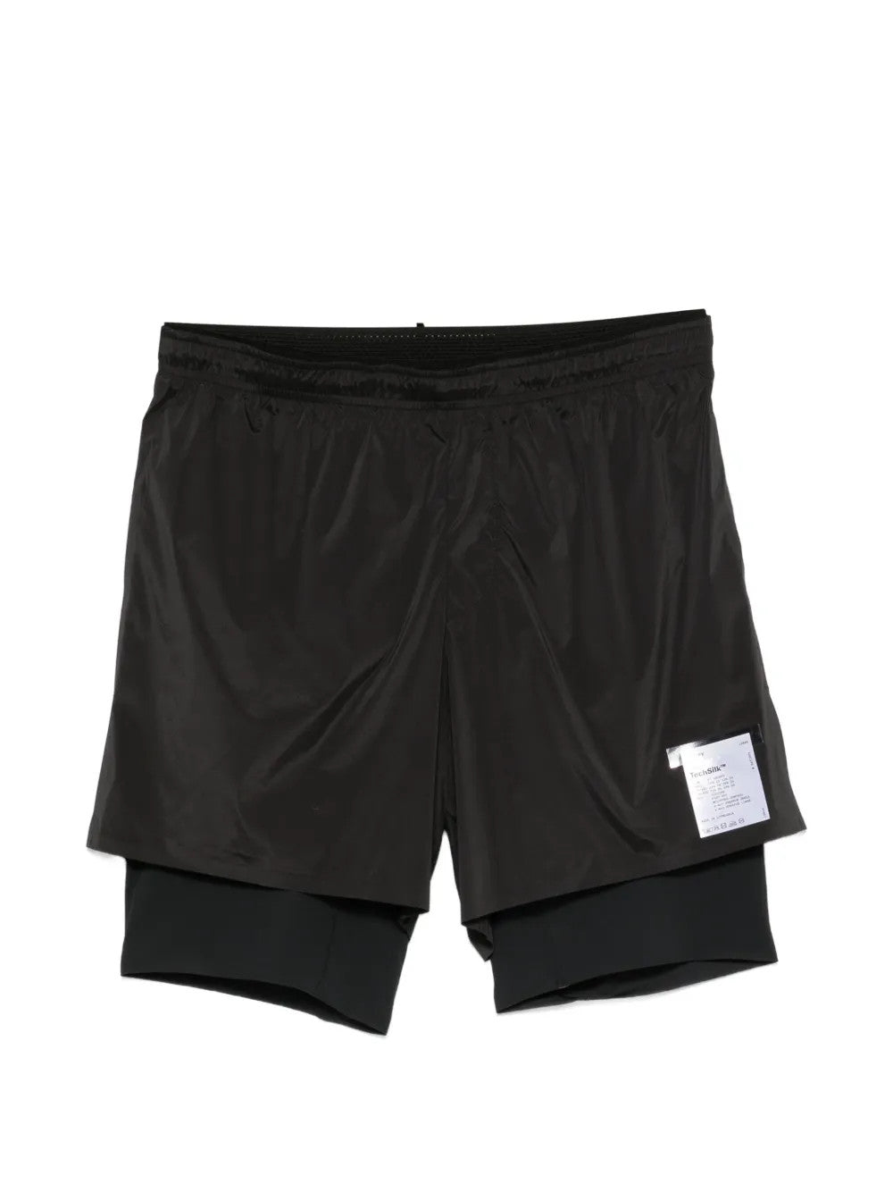 Black shorts, front view