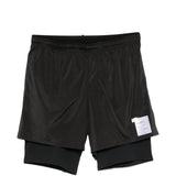 Black shorts, front view