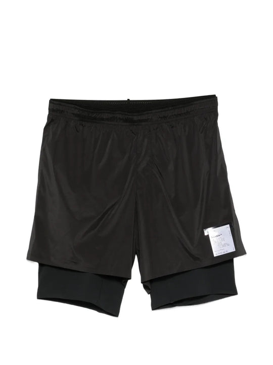 Black shorts, front view