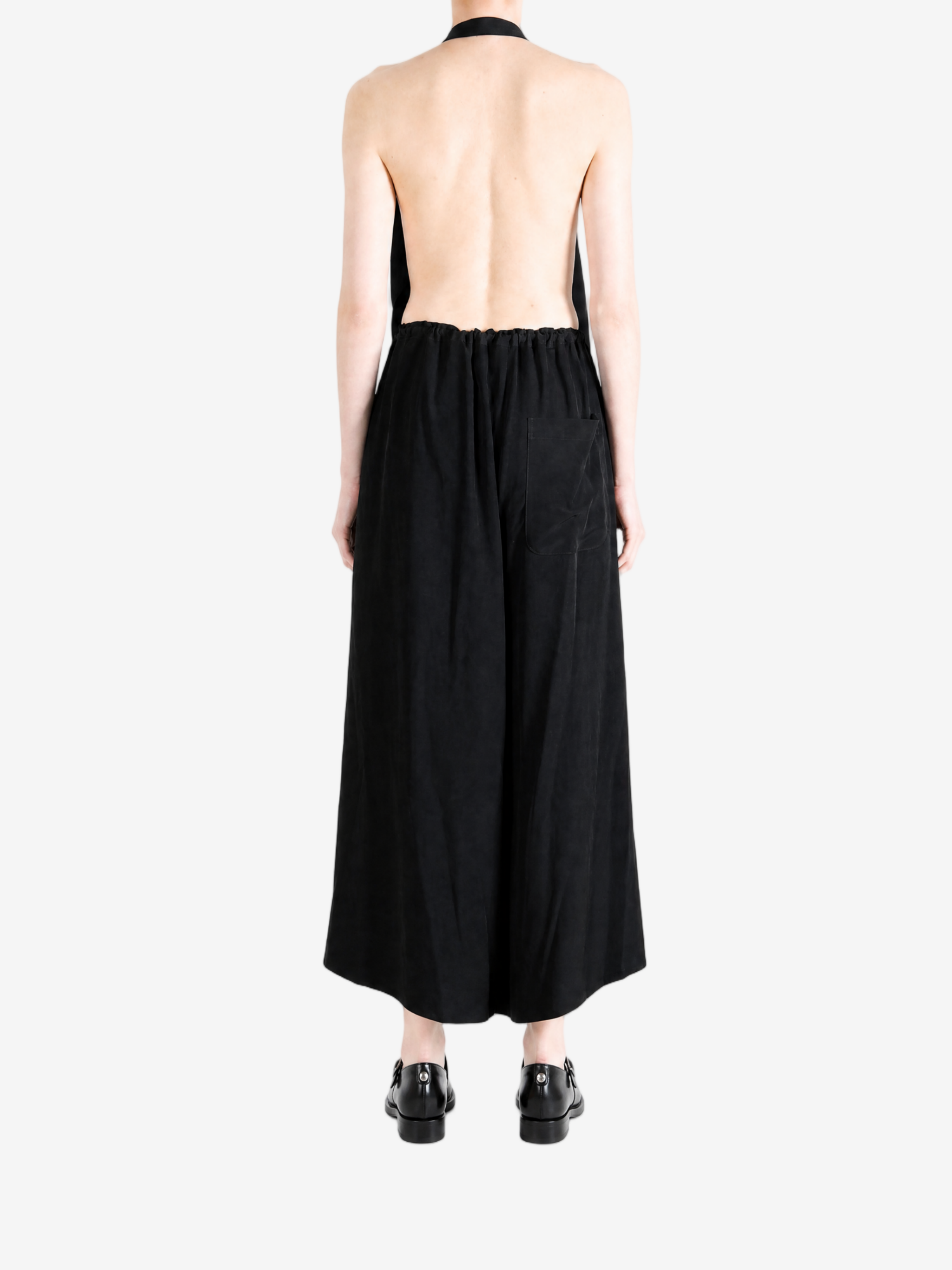 Black dress, full body view