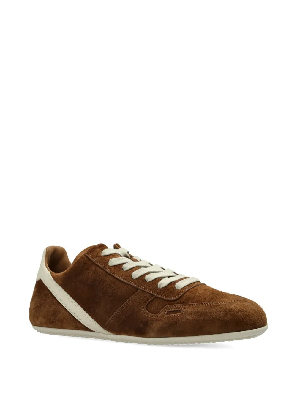 Brown sneakers, side view