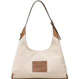 Tan bag, back view