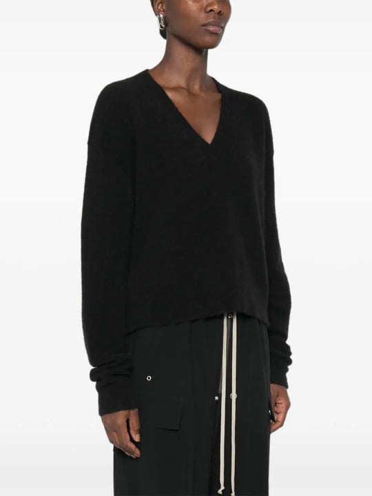 Black top, full body view