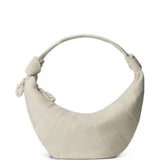 Tan bag, front view