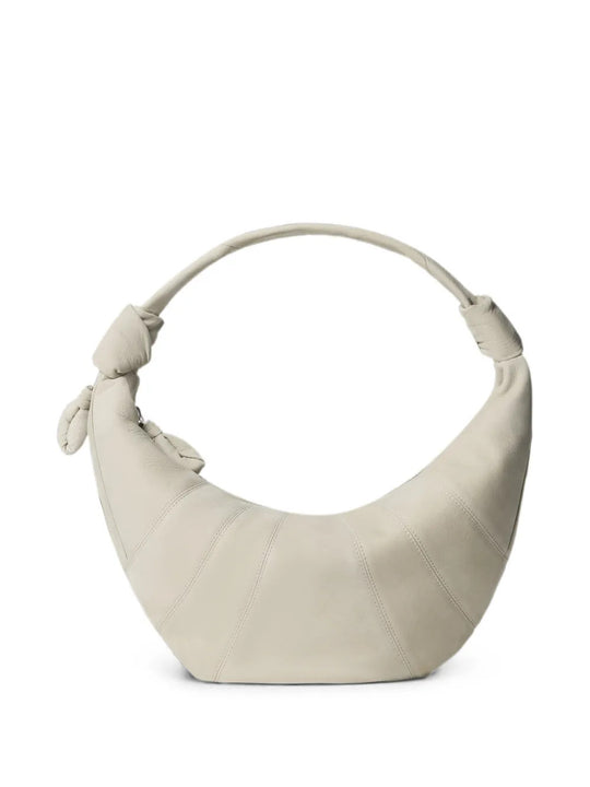 Tan bag, front view