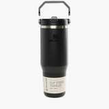 Black tumbler, front view