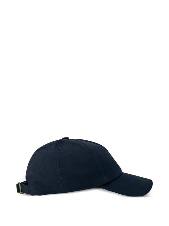 Navy hat, side view