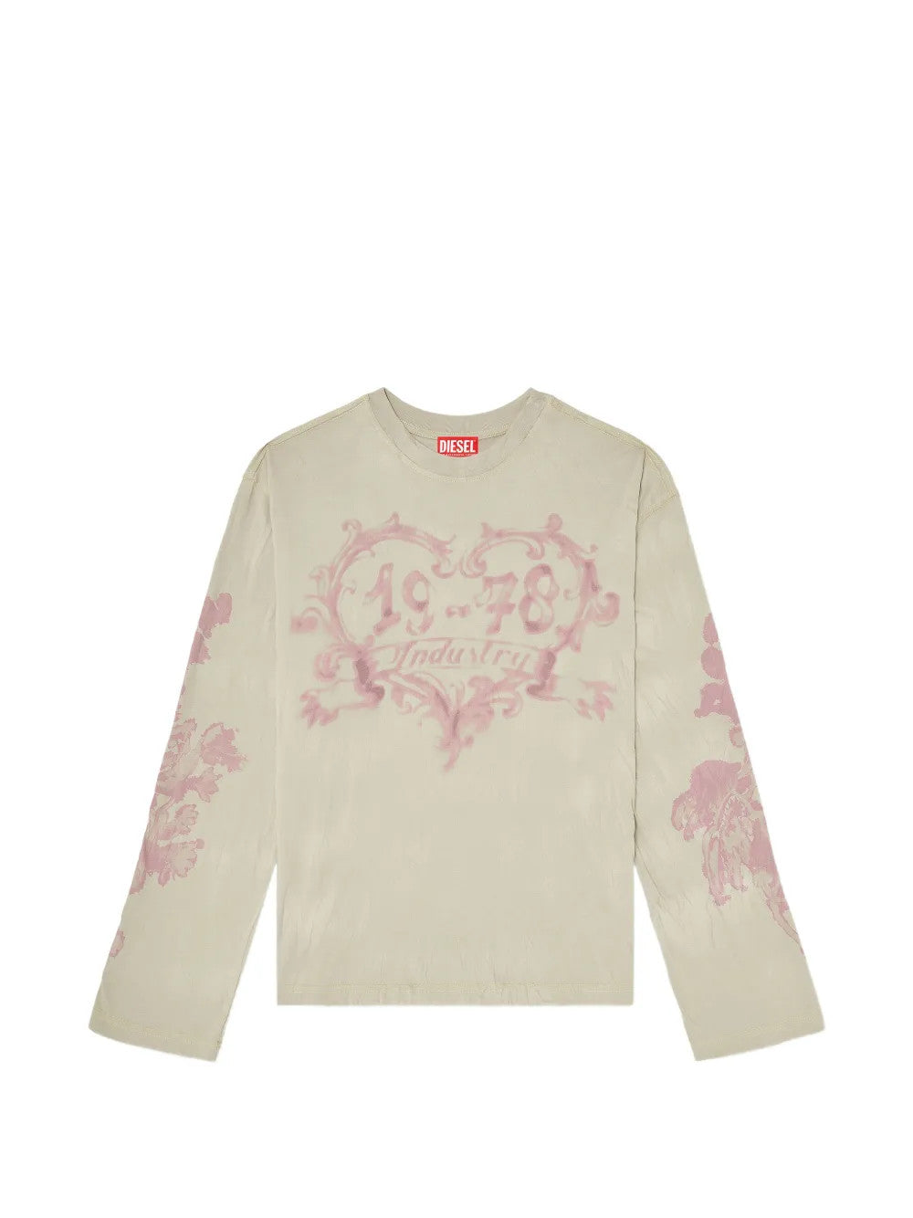 Tan t-shirt, front view
