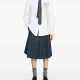 Navy accessories, full body view