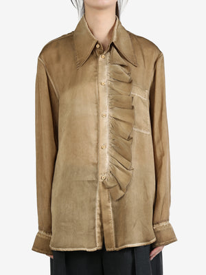 UMA WANG - Women CH Silk Trella Shirt