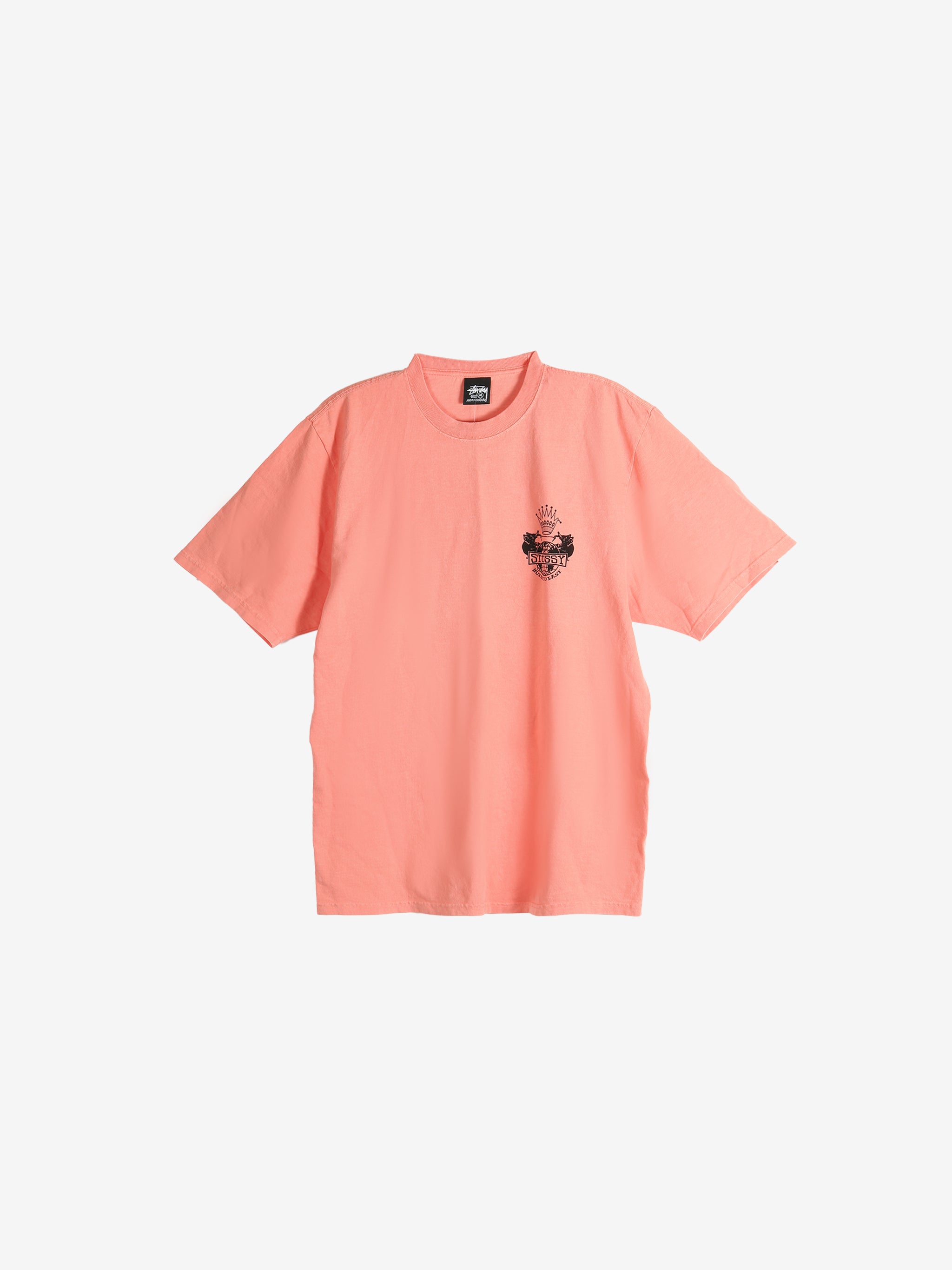 Peach-colored t-shirt,front view
