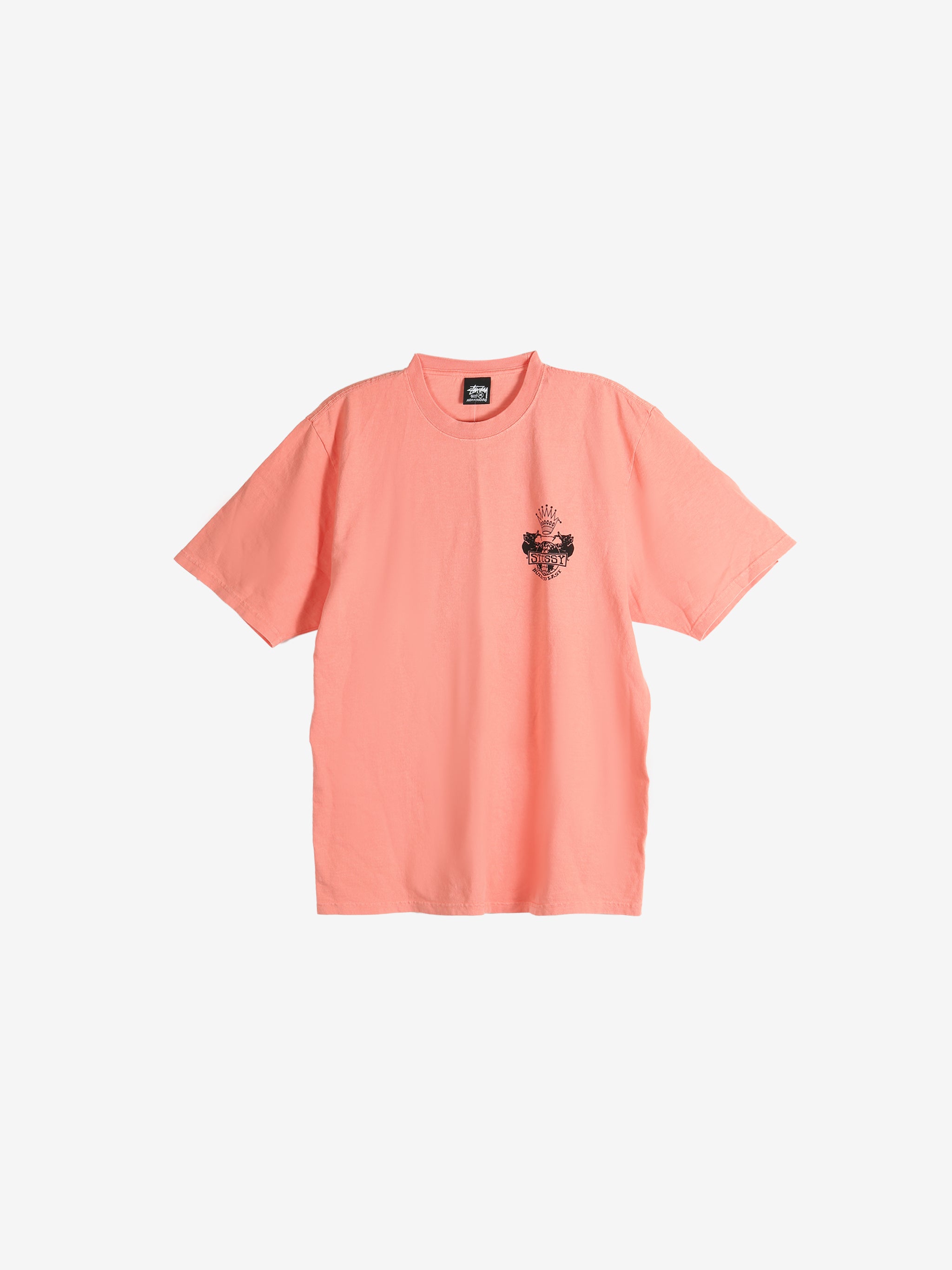 Peach-colored t-shirt,front view