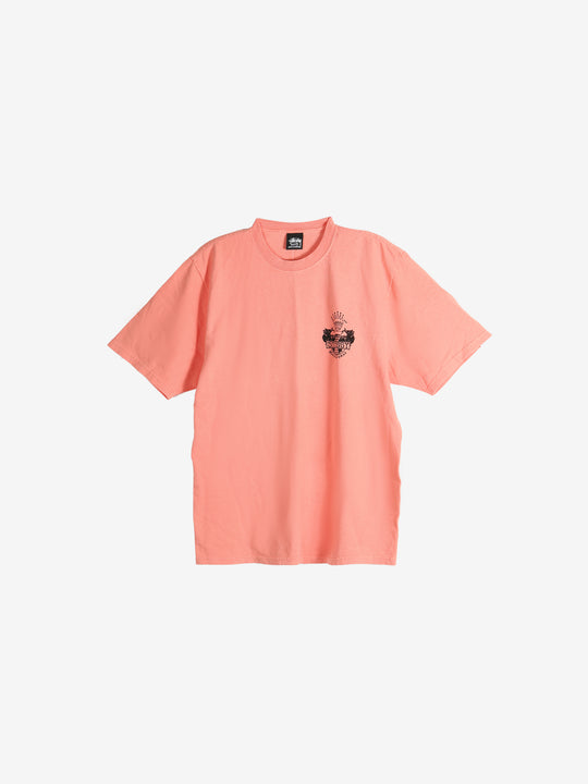 Peach-colored t-shirt,front view