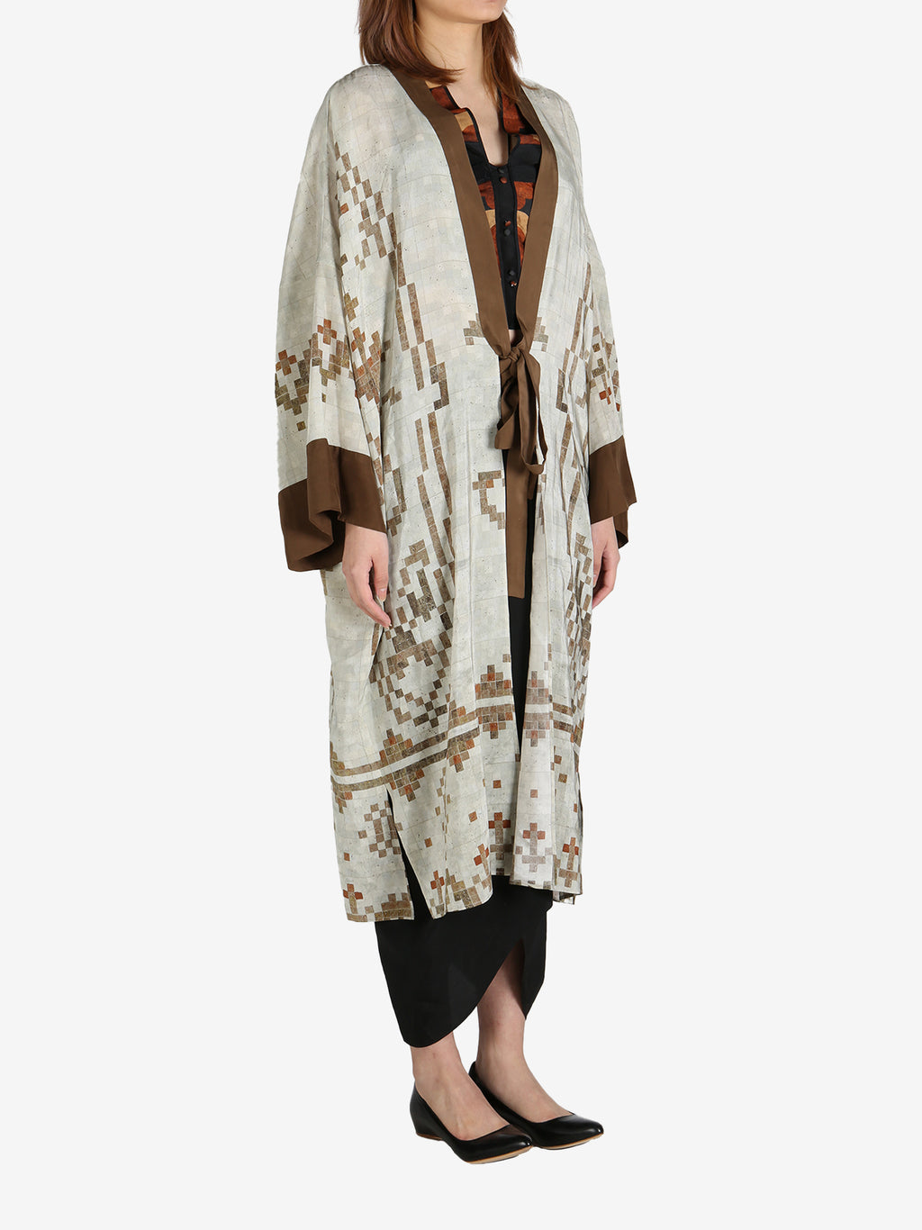 YANGKEHAN - Women Elegant Silk Robe Coat