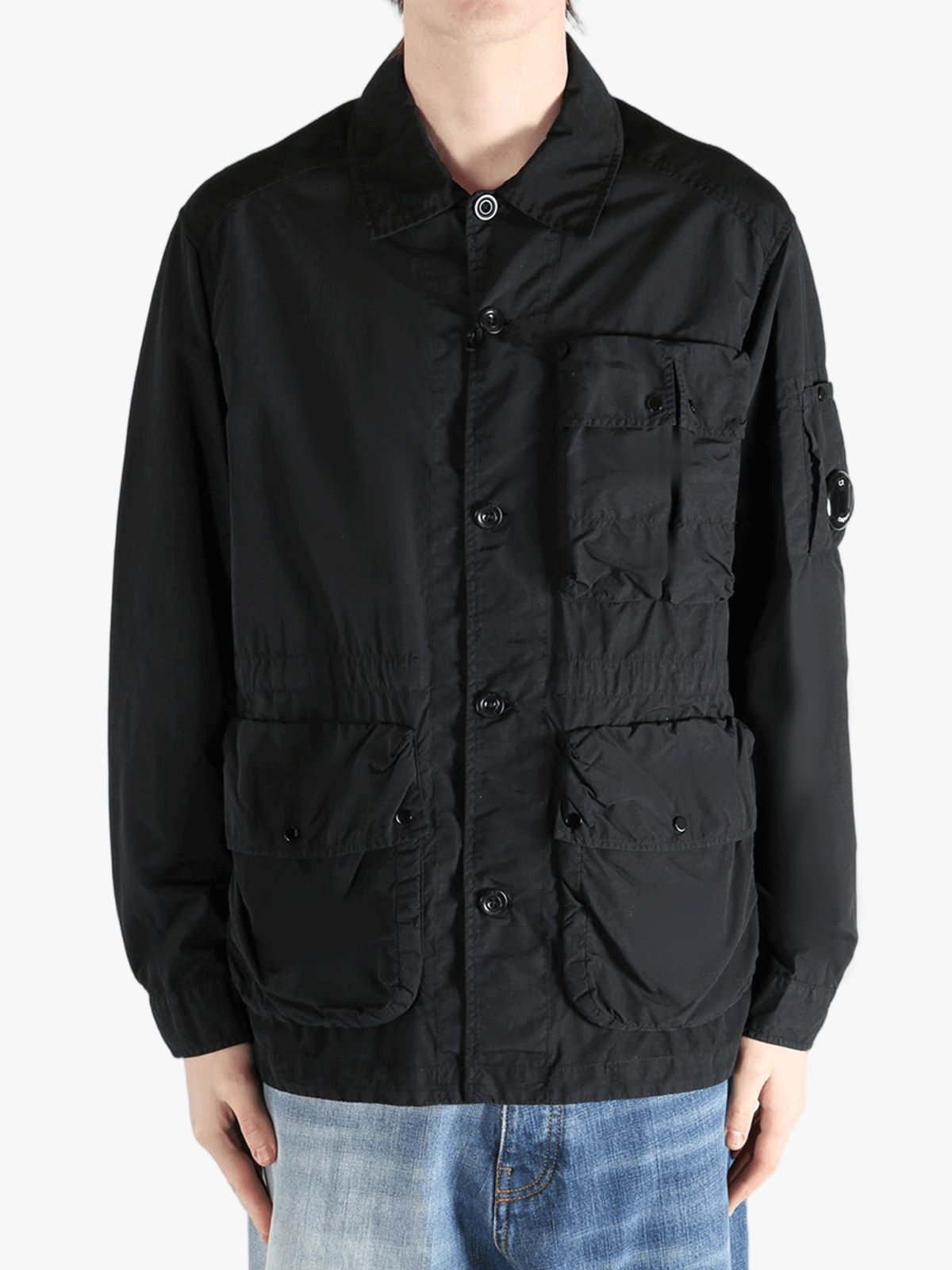 C.P. COMPANY - Men Flatt Nylon Mixed Button Lens Jacket – Atelier