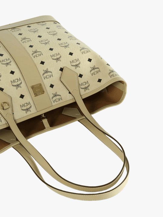 Tan bag, side view