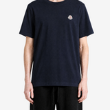 Blue t-shirt, full body view