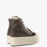 Brown shoes, side view