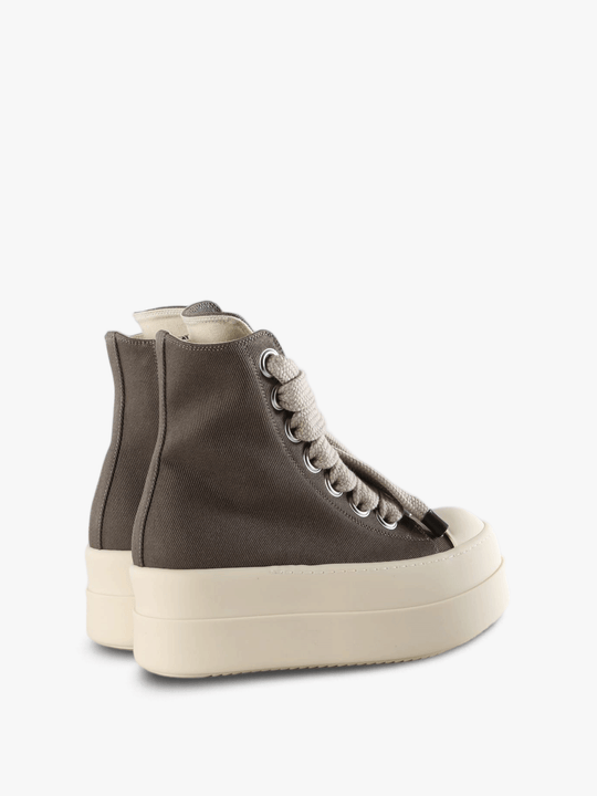 Brown shoes, side view