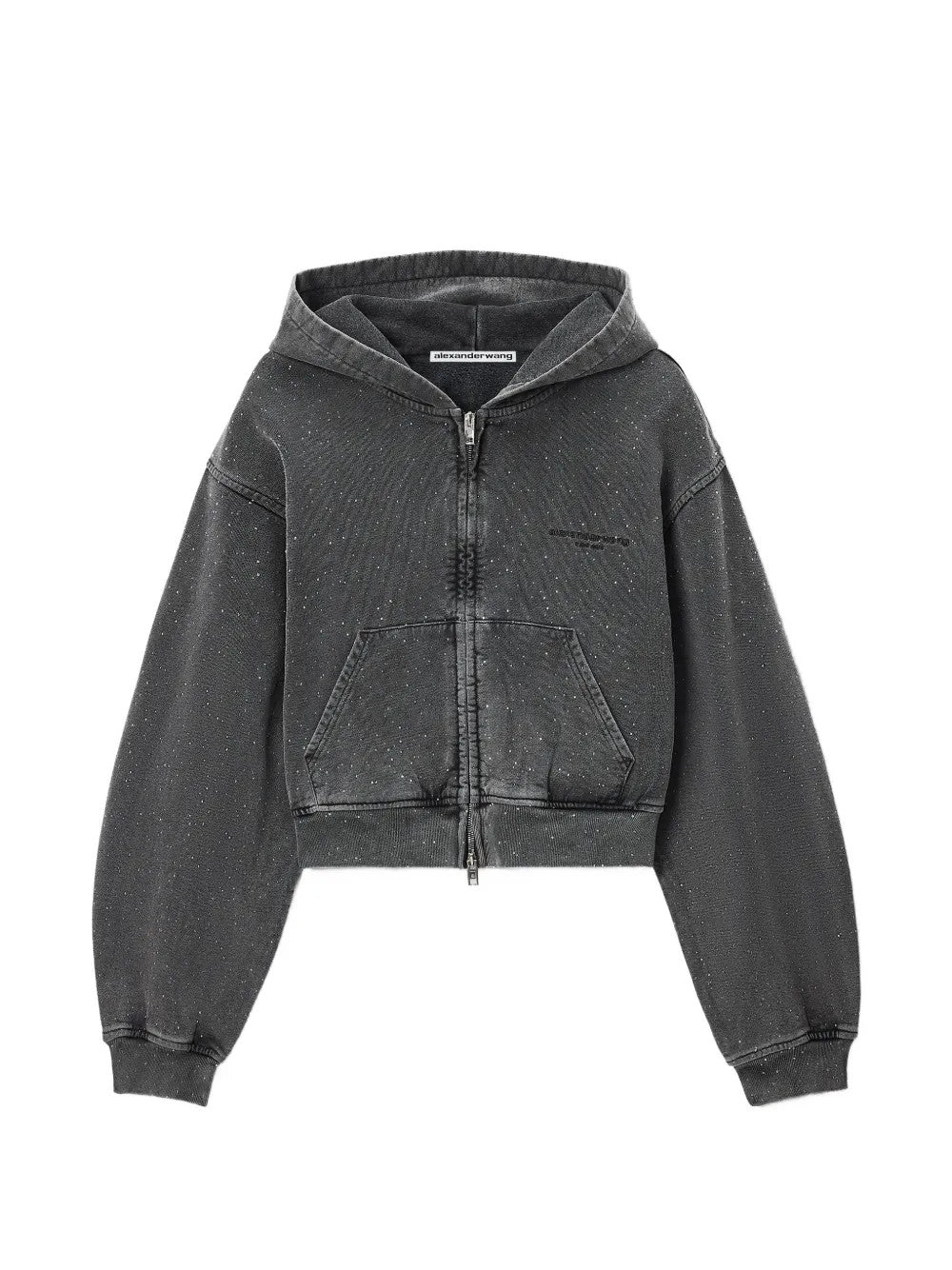 Grey hoodie, front view