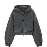 Grey hoodie, front view