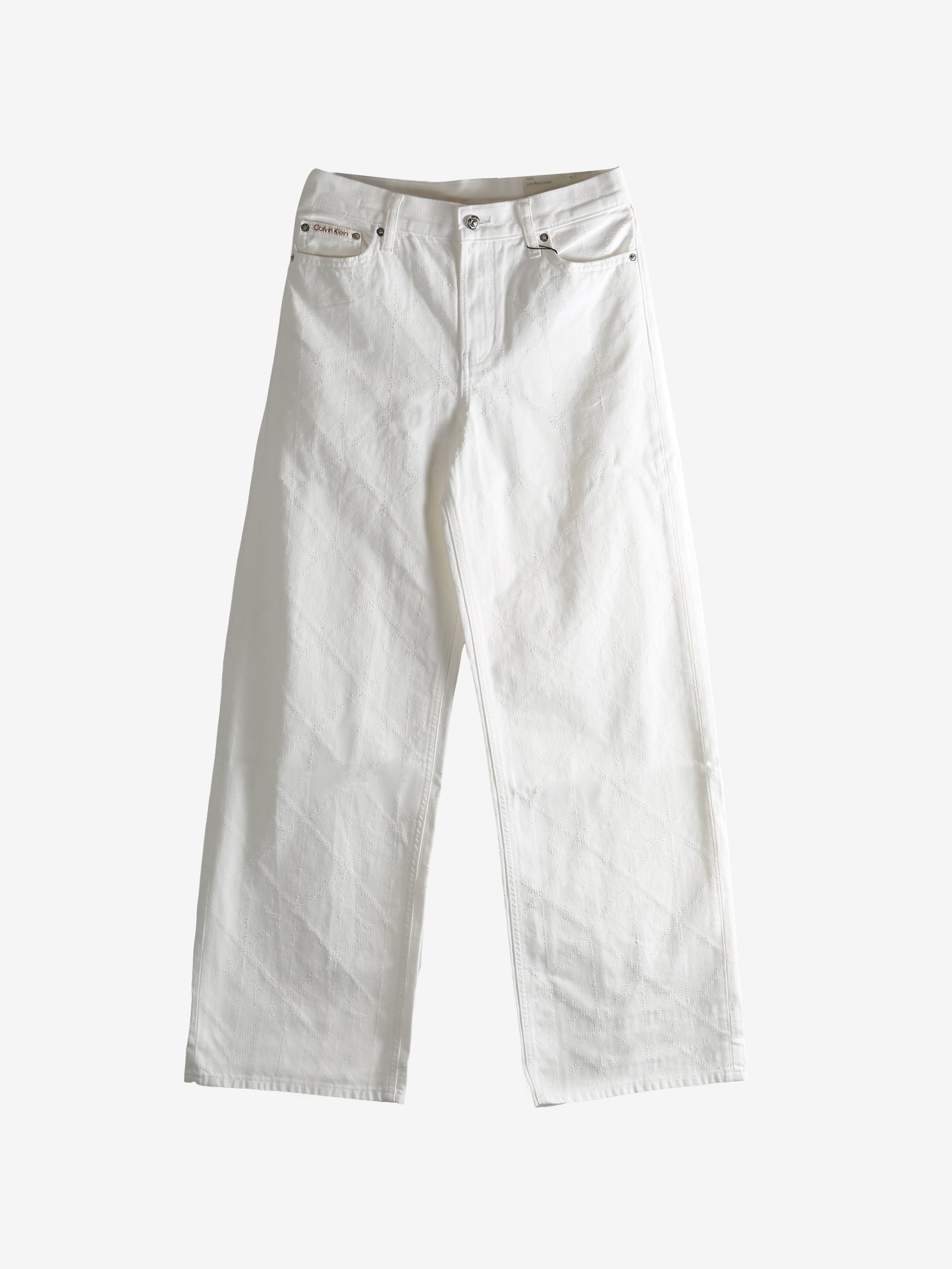 White jeans, front view