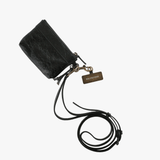 Black accessories, front view