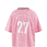 Pink t-shirt, back view