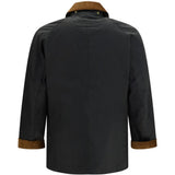 Black jacket, back view