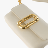 White accessories, front view