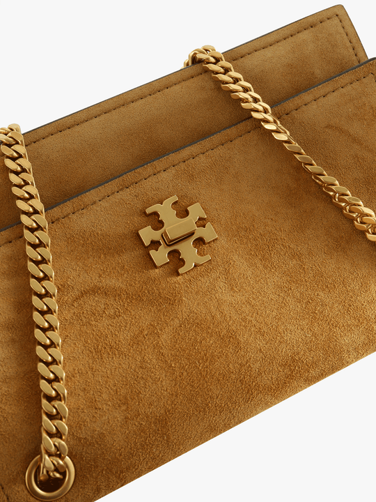 Tan bag, front view