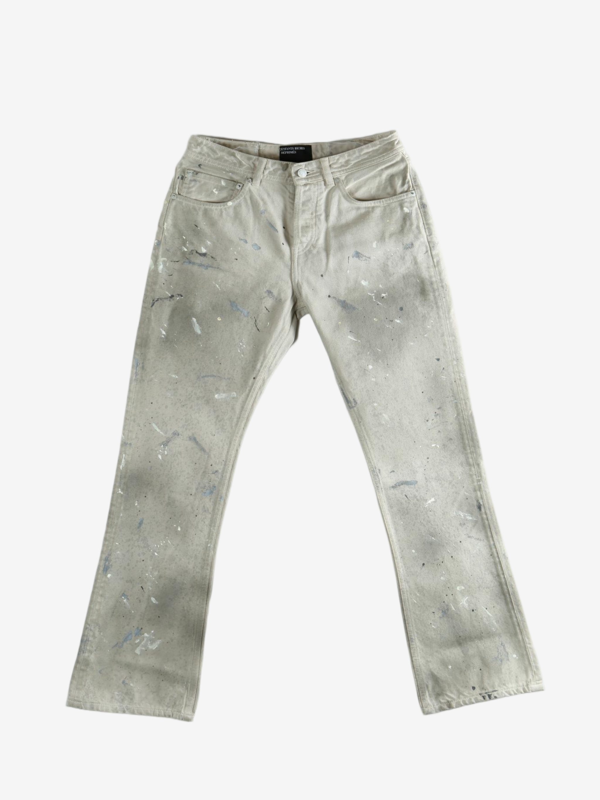 White jeans, front view