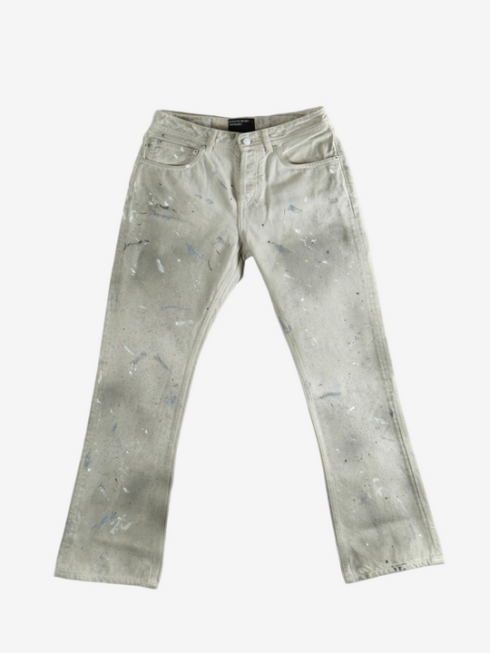 White jeans, front view