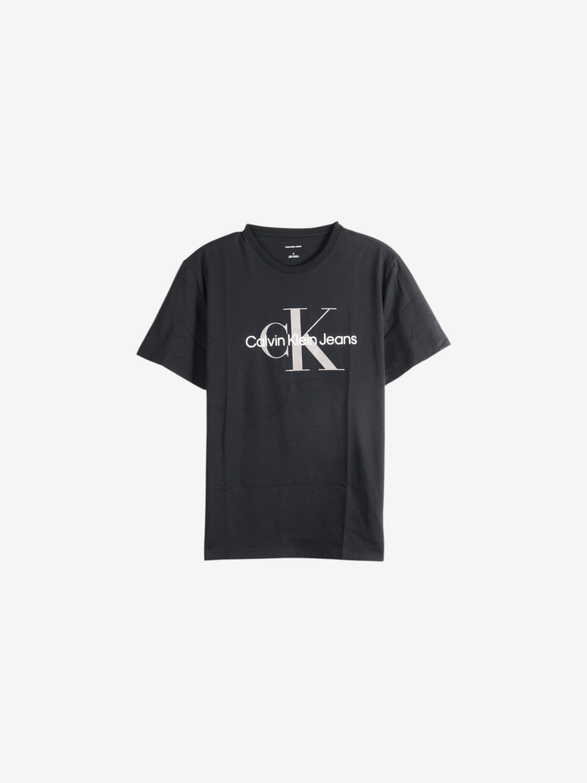 Black t-shirt, front view