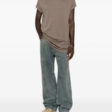 Blue pants, full body view